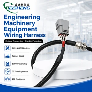 Custom Construction Equipment Machinery CAN Bus Wiring Harness Heavy Duty Cable Assembly OEM