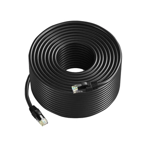 Cat6 UTP Ethernet Cable with RJ45 Connectors PVC Jacket LAN Patch Cord for Network Equipment Communication Cables with Cat6 Rj45