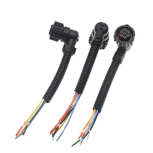 Wire Assembly Quick Disconnect Black J6 Headlight Fog Lamp Plug Seven-Hole Taillight Connector Harness Truck 7-Hole Socket