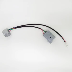 Custom Harness 8P Hsg Grey Male and Female Connector Automotive High Beam Headlight Y Type Wire Harness With Female Terminal