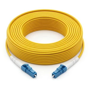 XINHAOZE Yellow OS2 LC-UPC LC-UPC Fiber Patch Cord UPC Polish G652D Single Mode Cable For FTTH PON Installation 1 Year