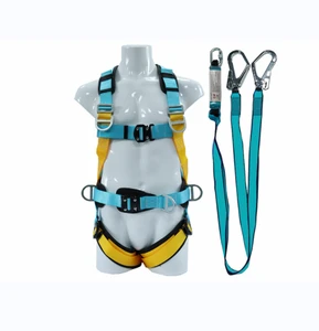 Industrial and Harness Full Body Lineman Polyester Lifeline Electrical Safety Belt
