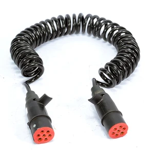 Good Quality Truck Trailer 7 Core Electric Spiral Cable Spiral Wire Cable Seven Core Spring Suzi Coil Spiral Power Cable