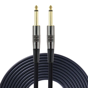 Music Instrument 10ft 15ft 20ft 3m 6m Drum Bass Electric 6.3mm Guitar Power Cable