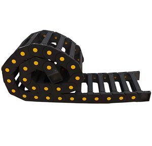Haide Brand Bridge-Type Fully Enclosed Combined Chain Engineering Cable Tray Plastic/Nylon Cable for CNC Machine Tools Shandong
