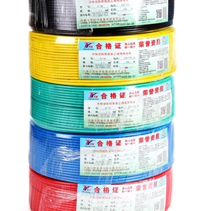 BV-1.5mm² 2.5mm² 4mm² 6mm² 10mm² Single-Core Solid Copper PVC Building Wire House Wiring Electrical Cable For Various