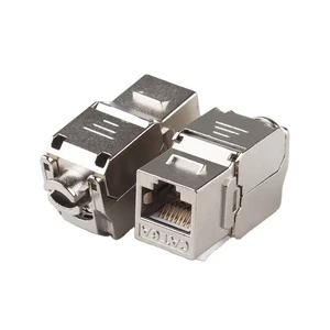 SETO Metal Shielded RJ45 Keystone Jack Cat5e Cat6 Cat6a Cat7 Ethernet Cable Cat6a FTP Keystone Jack