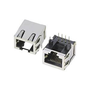 High Performance RJ45 Connector1 Port Tab Up 1000 Base-T Integrated MagJack For AI Server 5G Infrastructure & Edge Computing
