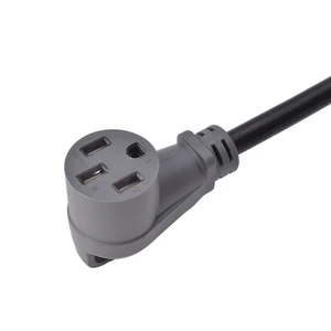 UL Approved Welder Heavu Duty Cord, NEMA 5-15P Male To 14-50R Female, 50 Amp Power Plug For And EV