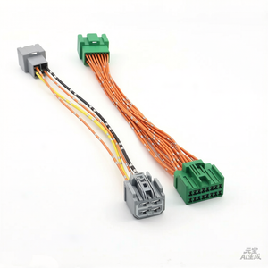 Car amplifier modification, audio DSP wiring harness special non-destructive plug and wire free modification