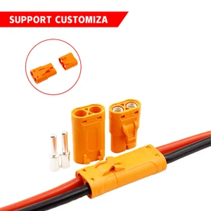 Custom Wiring Harnesses LC Series 2P Connectors High Current LCB40 Lithium Battery Connector 12AWG Charging Cable Wire Assembly