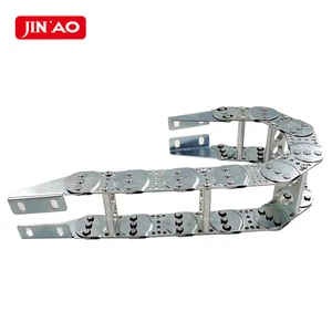 Industrial Flexible Drag Chain Stainless Steel Cable Protector