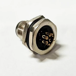 Factory Price Industrial M12 Metal Waterproof Connector 2 to 12 Core Connector Socket Male and Female Cable