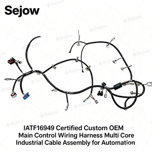 IATF16949 Certified Custom OEM Main Control Wiring Harness Multi Core Industrial Cable Assembly For Automation