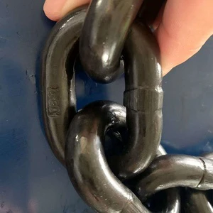 G80 High Strength Alloy Steel Galvanized/Black/ Electrophoresis Welded Load/Hoist/Lifting Link Chain For Wire Rope/ Chain Sling
