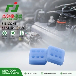 OEM Grade Blue 6 Way Cavity Seal for 06T-JWPF-VSLE-S Connector Durable Weatherproof Shield Auto Wiring Harness Component