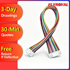 Custom GH 1.25mm 2-18Pin GHR-04V Connector Cable Assembly Wire Harness for Drone Medical Sensor and Robotics
