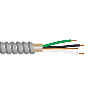 MC Cable 12/2 14/2 XLPE Insulated Interlocked Aluminum Armor for for Industrial Use Power Cable