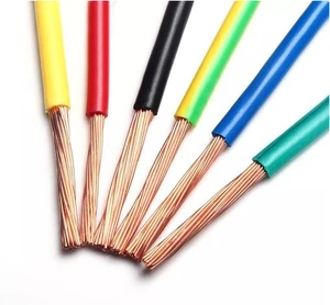 Household Solid Copper Core PVC Insulated Electrical Wires for Building Use Low Price
