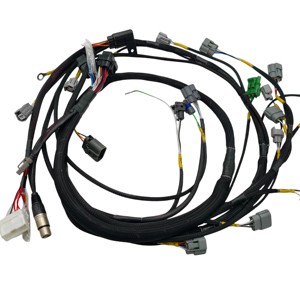 Custom Standalone ECU Engine Wiring Harness 6 Cylinder Fuel Injector Ignition Coil Nylon Braided Automotive Wire Harness