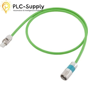 Signal Cable Drive-CLiQ 6FX5002-2DC40-1BA0 10m RJ45 IP20 to Drive-CLiQ IP67 Pre-assembled Green High Performance for Servo Motor