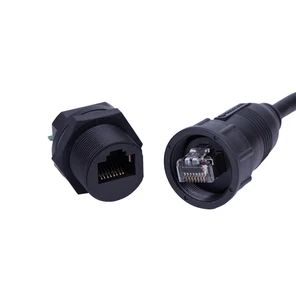 Rj45 Socket With Cable Connector