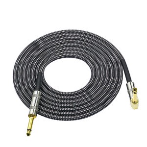 Wholesale 3m20ft Electric Guitar Cable Shielded Noise Reduction Instrument Cable Custom Metal Bass Guitar AMP Pedal OEM Service