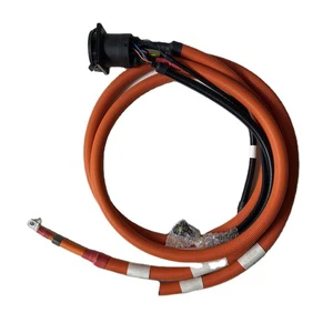 Chinese New Energy Electric Bus Wire Harness OEM Manufacture Assembly IP54 Waterproof DC 250A Charging Plug With Cable