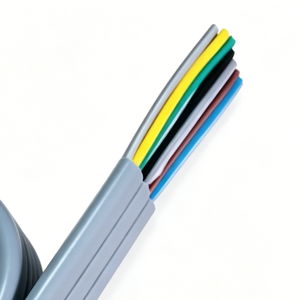 TVVB Flat Elevator Travelling Control Cable Class5 Flexible Copper PVC Sheath 300/500V Lift Suspension Signal Cable Yaogu Brand