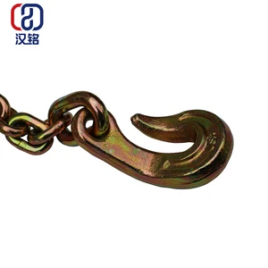 G80 Tie Down Transport G80 Binder Link Chain With Forged Grab Hooks