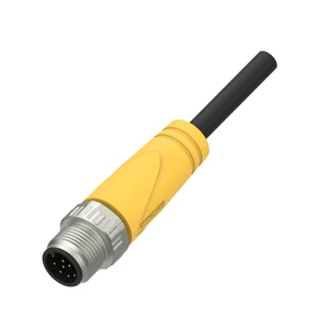 Connectors IP67 IEC M12 12Pin a Code Male Pigtail Industrial Pc Cable Connector Valve Parts Lvds Sensor Cables