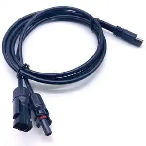 PV Connection Cable with SAE Plug for Widely Used for Solar Panels Portable Generators Devices Wire Cable BLUETTI Power Station