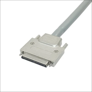 KinKuo 1m SCSI 68Pin Male Cable With Metal Hood VHDCI 68Pin Wiring Harness For Electronic Applications