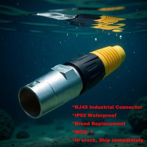 Waterproof RJ45 Male Plug Zinc Alloy Housing Wire Connector for Network Cable