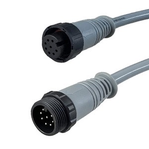 40mm Electrical Waterproof Wire Cable Connectors 4p Mount Industrial Male to Female Electrical Wire Plug Socket Cable Connector