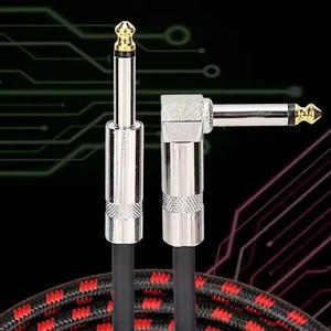 Nylon Guitar Cable 1/4inch Electric Guitar Cord Electric Guitar