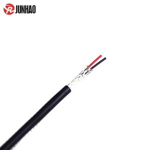 Custom 2 Core 0.5mm 0.75mm 1mm 22awg 24 Awg Shielded Twisted Pair Cable Automotive Shielded Power Cables
