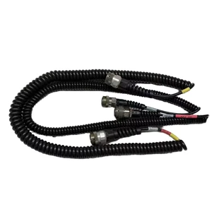 Asphalt Paving Auger Sensor 6 Hole-6 Hole Cable Spiral Cable for Asphalt Paver