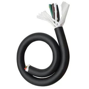 High Flexible TRVVPS Drag Chain Cable, 8 10 Core Twisted Pair Shielded PUR Cable, Anti-bending Anti-corrosion