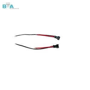 1.25mm Pitch 2Pin Wire Harness 65MM/0.21ft Red/Black UL1061 28AWG PVC Insulated for Consumer Electronics Internal Connection