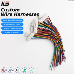 Jst 2-16pin 2.0 Mm Pitch Plug Power AWG ODM/OEM Wire Harness Manufacture Cable Male Female Connector Ph Jst Cable