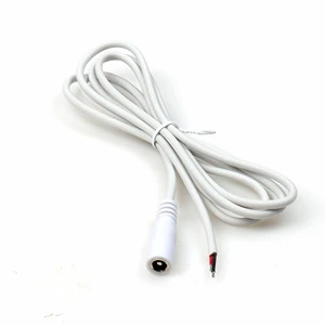 DC5.5*2.1mm Female to Pigtail Wire Cable Low Smoke and Halogen-Free Power Cable