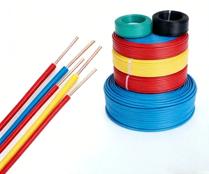 BVR Pure Copper 1.5-10mm2 Single Core PVC Electrical Cable Explosion-proof Flame Retardant 450/750V for Industrial Construction