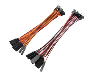 GDW Durable Plastic Servo Lead Cable Extension Wire 150mm 200mm 500mm for RC Helicopter Drone Aircraft Motors Electrical Toys