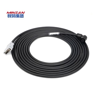 MiNZAN A660-2005-T505-T506-T651-T652 Black Green 100W 750W High Flexible Servo Motor Encoder Cable Harness for Drag Chain