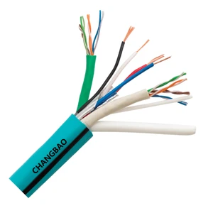 Construction Cat5e UTP Communication Bundled Hybrid Cable for Building Wiring Cat5e UTP Bundled Hybrid Communication Cable