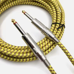 Professional Electric Guitar Cable 3m 6m 10 Meters High Quality Guitar Accessories Low Noise Bass Cable Musical Instrument