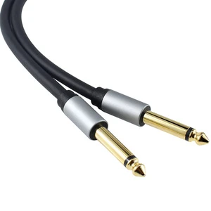 Gold Plated Guitar Cable 6.35mm Male to Male Electric Guitar Cable Jack 6.35 1/4 Inch Trs Instrument Patch 6.35mm Audio Cable