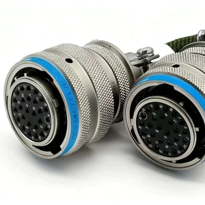 MS27467T17F26PC Gold-plated Aluminum Alloy Female Waterproof Cable Connector for Automotive Industrial Connection