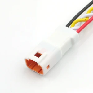 2.0 Pitch Wire Harness 22AWG XL-PE High Temp Cable Dual Crimp Connectors Copper Contacts Nylon Housing IP68 Automotive ISO9001